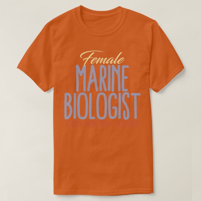 T-shirt Biologiste marine (Design devant)