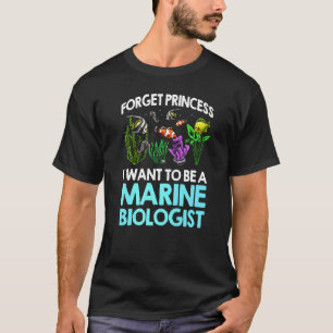T-shirt Biologiste Marine Pour Filles Sciences Biologie