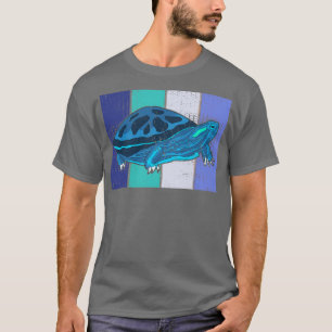 T-shirt Biologiste marine vintage Retro Turtle 2