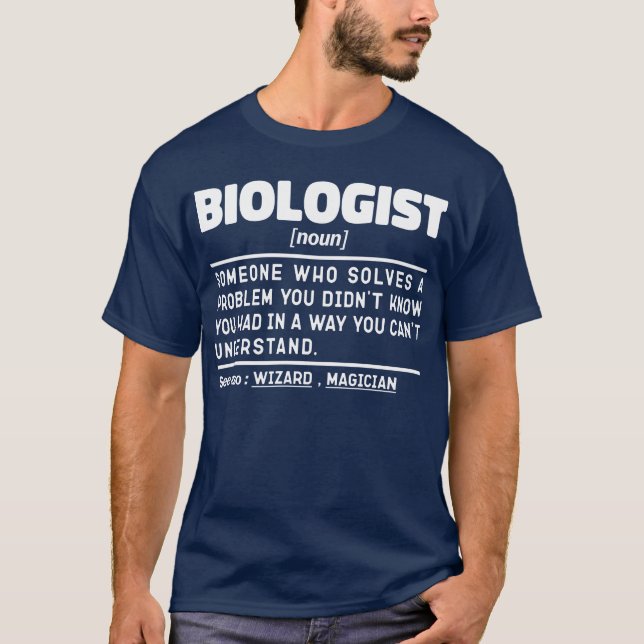 T-shirt Biologiste Noun Science Lover Cool Biologie Étudia (Devant)