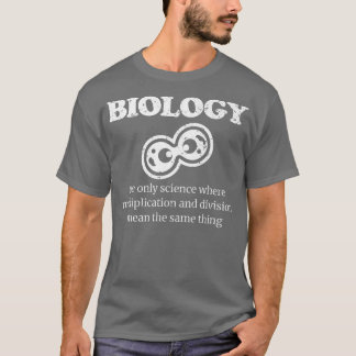 T-shirt Biology Science Distressed t shirt for science bio