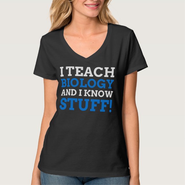 T-shirt Biology Teacher (Devant)