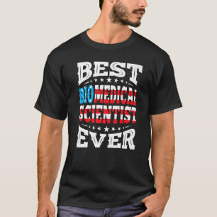 T-shirt Biomédecine Scientifique 4 Juillet 4 Américain