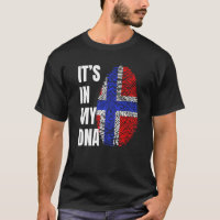 Biométrie ADN en empreinte digitale Drapeau norvég