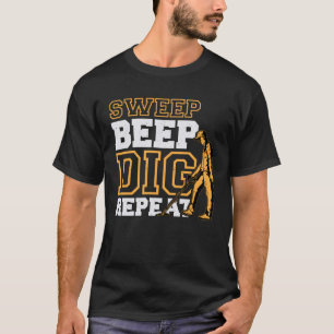 T-shirt bip balayage dig répétition pour Détec de centre d