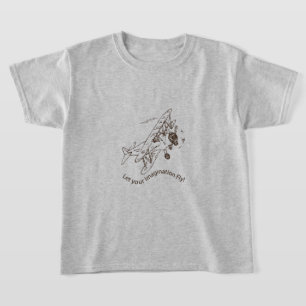 T-shirt Biplans Art Déco - laissez votre imagination s'env
