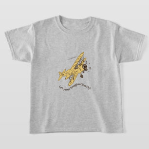 T-shirt Biplans Art Déco - laissez votre imagination s'env