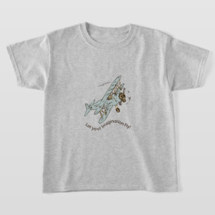 T-shirt Biplans Art Déco - laissez votre imagination s'env