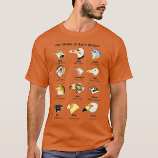 T-shirt bird drones of North America Cute Bird Lovers 