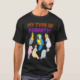 T-shirt Bird Parrot Party Animaux de compagnie Amour pour