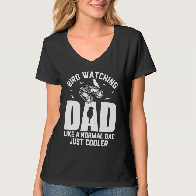 T-shirt Bird Watching Dad Birding Funny Bird Lover Men (Devant)