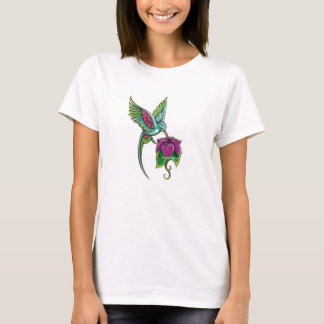 T-shirt birdes huming