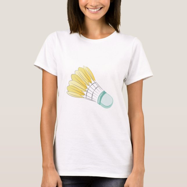 T-shirt Birdie de badminton (Devant)