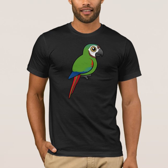 T-shirt Birdorable Châtaigne-a affronté l'ara (Devant)