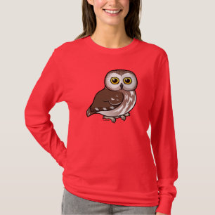 T-shirt Birdorable du nord Scie-affûtent le hibou