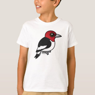 T-shirt Birdorable Rouge-a dirigé le pivert