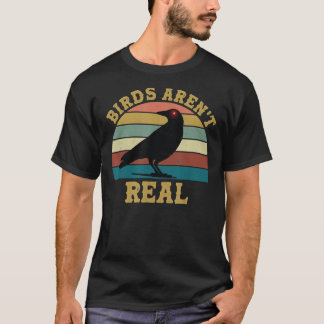 T-shirt Birds Aren’t Real Funny Meme Movement If It Flies 