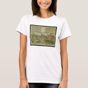T-shirt Bird's Eye View of Salzburg from the Nuremberg Chr