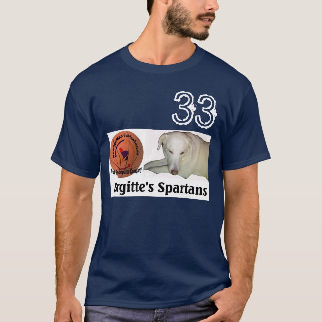 T-shirt Birgitte&apos ; s Spartans, 33 - customisés (Devant)
