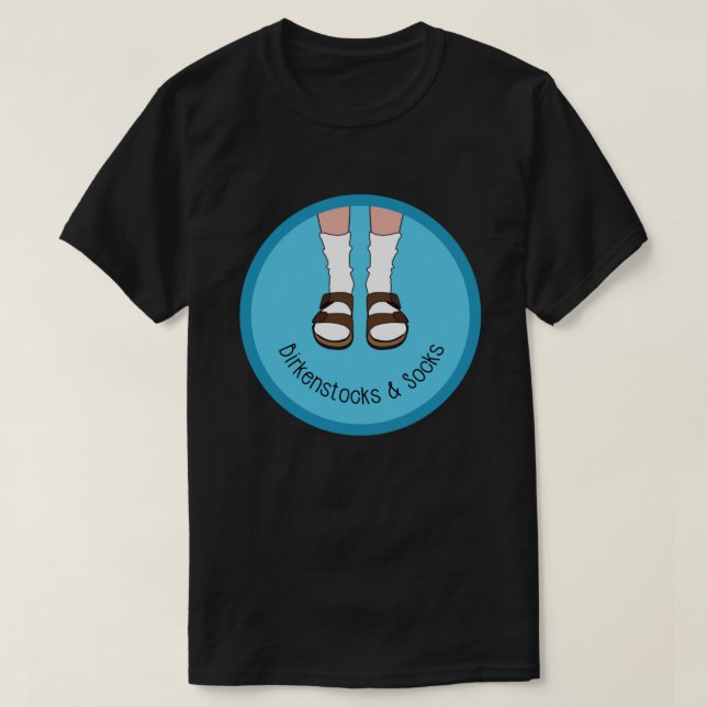 T-shirt Birkenstocks  Socks  (Design devant)