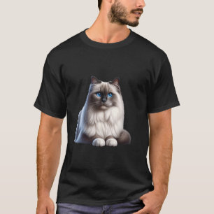 T-shirt Birman Chat Chemise Chat Face Mignonne Amoureux de