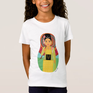 T-Shirt Birmane, Myanmar Matryoshka Girls