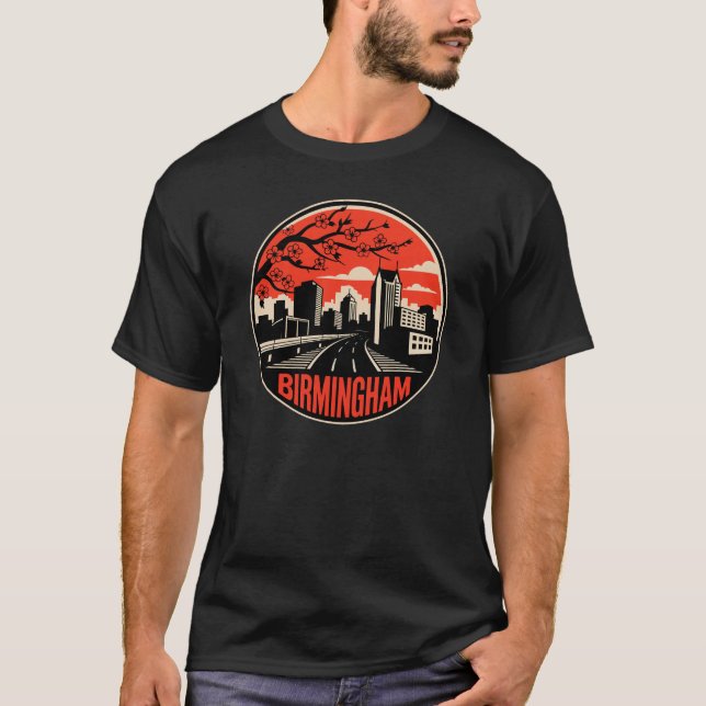 T-shirt Birmingham City Alabama USA (Devant)