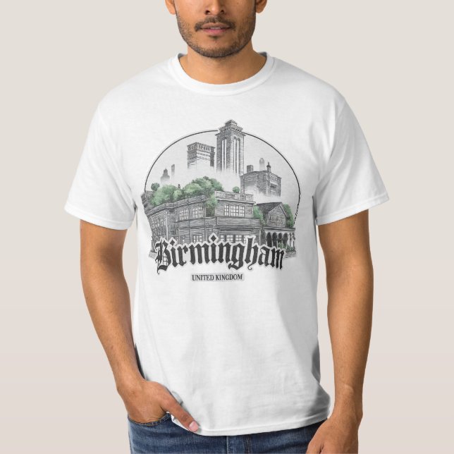 T-shirt Birmingham City Royaume-Uni (Devant)