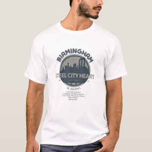 T-shirt Birmingham « Cœur de la ville de l'acier »