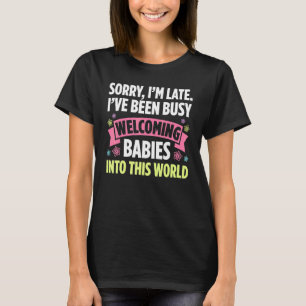 T-shirt Birth Doula Fier Couche de grossesse de la travail