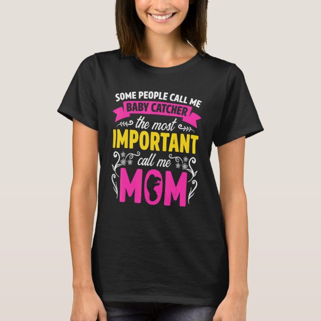 T-shirt Birth Doula Fier Couche de grossesse de la travail (Devant)
