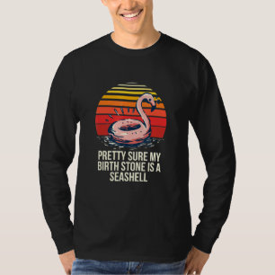 T-shirt Birth Stone Is Seashell Beach Bum Tour Sea Cruise