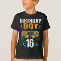 Birthday Boy 16 Contrôleur de jeu vidéo Gamer 16th