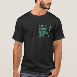 T-shirt BirthPlace Terre Race Politique humaine Liberté Am