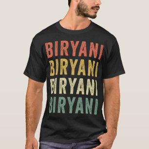 T-shirt Biryani Rétro
