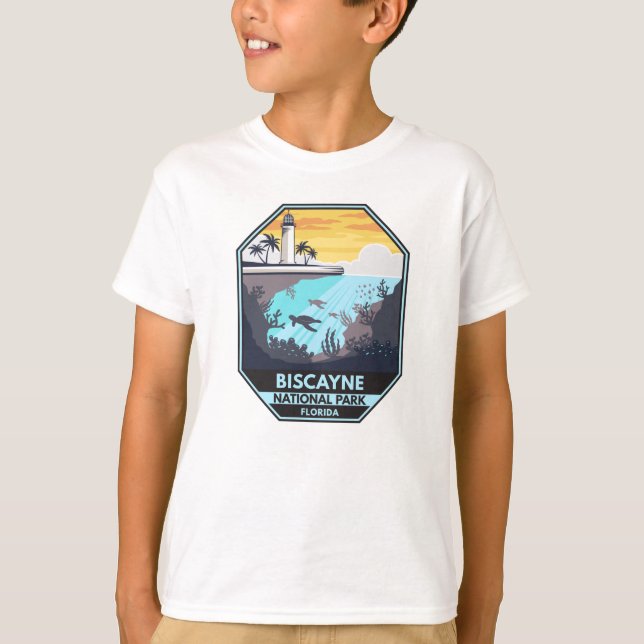 T-shirt Biscayne National Park Florida Emblem (Devant)