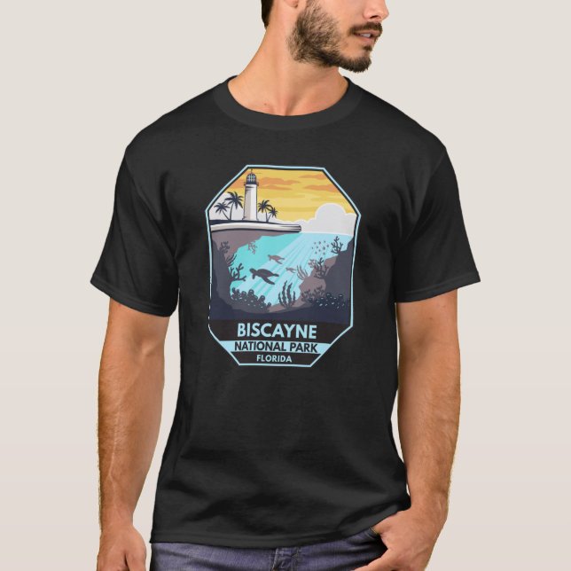 T-shirt Biscayne National Park Florida Emblem (Devant)