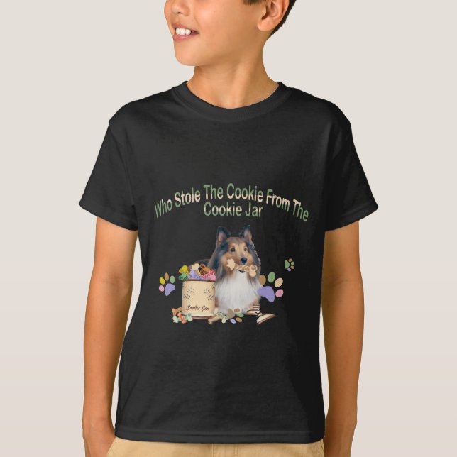 T-shirt Biscuit d'étole de Sheltie pour l'habillement (Devant)