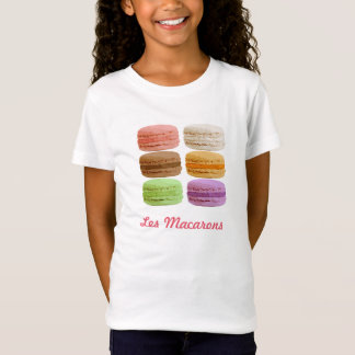 T-Shirt Biscuits de Macaron - pastels muti-colorés