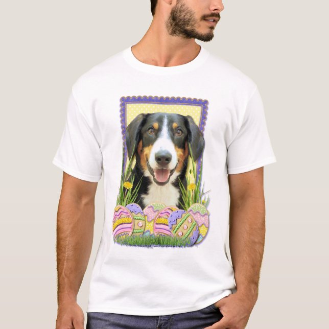 T-shirt Biscuits d'oeuf de pâques - Entlebucher - Eiger (Devant)