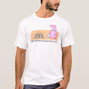 T-shirt Biscuits et lapin rose