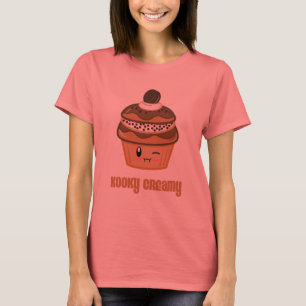 T-shirt Biscuits et petit gâteau crème