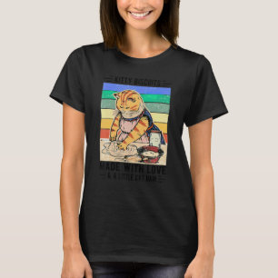 T-shirt Biscuits pour chat avec amour Un peu de poil de ch