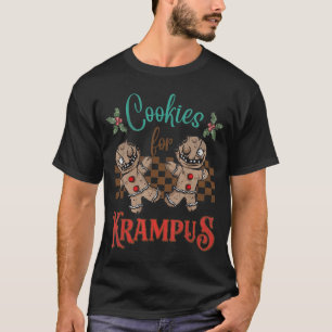 T-shirt Biscuits pour Krampus Homme en pain d'épice effray