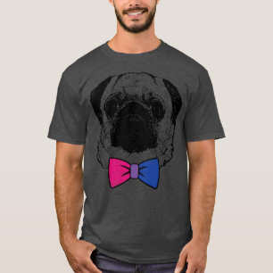 T-shirt Biseual Pride Carlin chien LGBT Bow