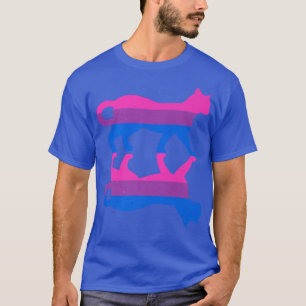 T-shirt Biseuality Drapeau Animal Chat Droits de l'Homme L