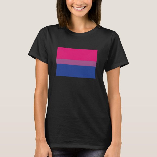 T-shirt Bisexual Fierté Drapeau Fière Bisexualité Bi Love  (Devant)