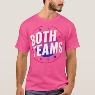 T-shirt Bisexual Funny Bi Les deux équipes LGBT