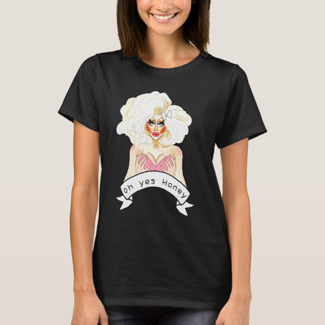 T-shirt Bisexual Gay Queer Bi Trans Lgbtq Drag Queen Oh Ye (Devant)