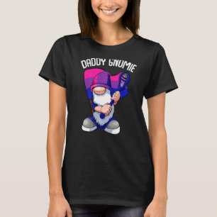 T-shirt Bisexuel Gnome Papa Lacrosse Lgbt Q Subtil Bi Fier